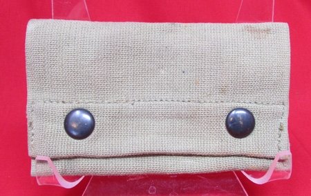  US WWI Canvas Bandage Pouch, Miller-Hexter Co. 1918, Near New — image 2