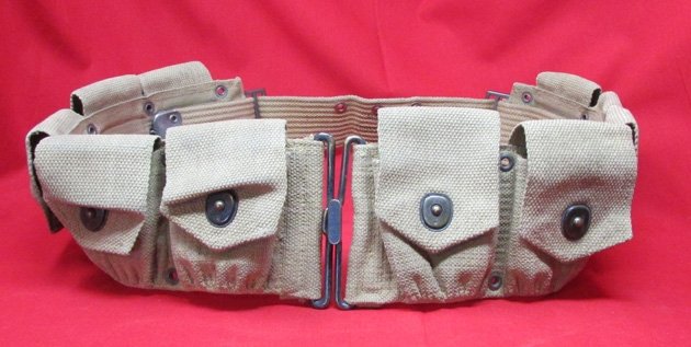  US WWI, 10 Pocket Rifleman's Belt, Russell Mfg 1918 — image 2