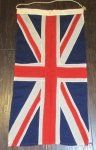 British WWII Era Stitched Wool Union Jack, 34 x 18 …