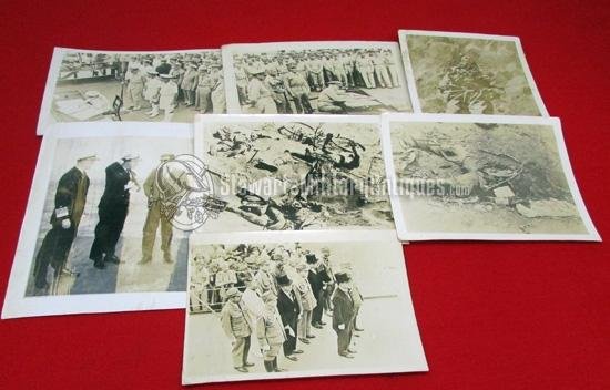  US WWII Japanese Surrender Photo Lot, JFk on USS Kitty Hawk 1960's — image 9