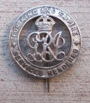 British WWI Silver War Badge, Machine Gun Corps, B Prefix