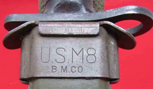  US WWII-Korean War, USM4 Carbine Bayonet, Camillus Mfg, Very Clean — image 3