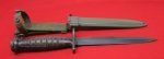 US WWII-Korean War, USM4 Carbine Bayonet, Camillus Mfg, Very Clean