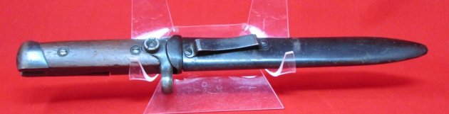  Italian WWII, M1938 Latch Lock, Folding Carcano Bayonet — image 2