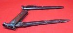 Italian WWII, M1938 Latch Lock, Folding Carcano Bayonet