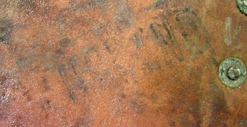  British WWII Machete & Molded Scabbard, 1945, Martindale Mfg. — image 6