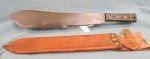 British WWII Machete & Molded Scabbard, 1945, Martindale Mfg.