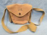 US WWII Thompson SMG Drum Magazine Pouch, G.B.MFG.CO. 1942