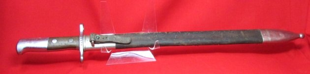  Swiss M1914 Pioneer Bayonet Scabbard Sawback 77499 — image 2
