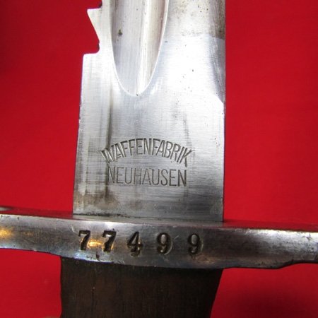  Swiss M1914 Pioneer Bayonet Scabbard Sawback 77499 — image 6