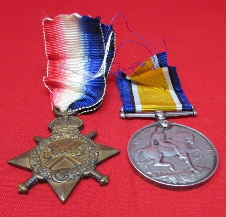 British WWI Medal Pair, Acting Sergeant, R. McNicol, A&S Highlanders — image 2