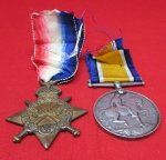 British WWI Medal Pair, Acting Sergeant, R. McNicol, A&S Highlanders