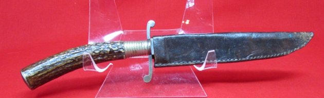  German Stag Handled Dagger, Dittmar Heilbronn Mfg — image 2