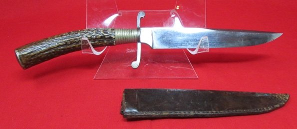  German Stag Handled Dagger, Dittmar Heilbronn Mfg — image 3