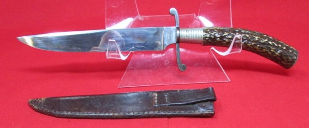  German Stag Handled Dagger, Dittmar Heilbronn Mfg — image 4