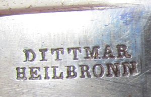  German Stag Handled Dagger, Dittmar Heilbronn Mfg — image 5