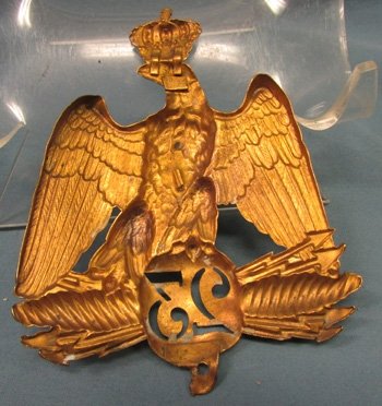  French Second Empire M1860 Shako Plate, 23rd Regiment — image 2