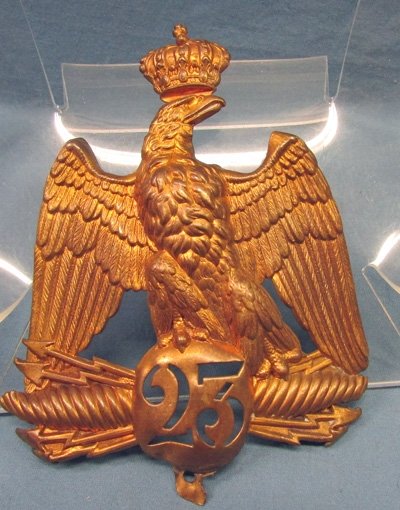  French Second Empire M1860 Shako Plate, 23rd Regiment — image 3
