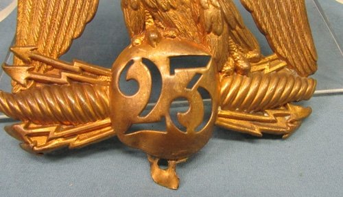  French Second Empire M1860 Shako Plate, 23rd Regiment — image 4