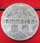 German WWII 1937 Reichsparteitag Tinnie, 3rd Division Veteran Souvenir