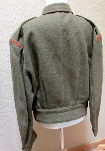  Canadian WWII Battle Dress Jacket. WWII Czech Legion, Identified — image 5