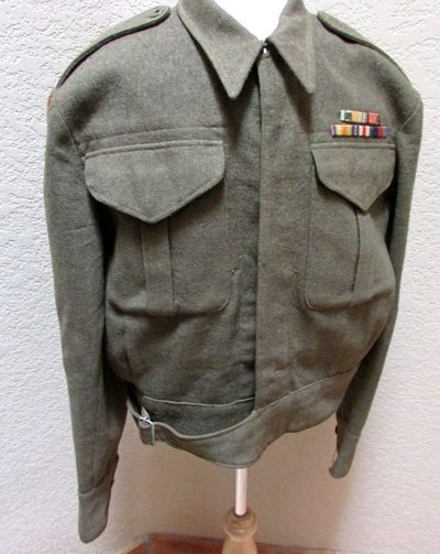  Canadian WWII Battle Dress Jacket. WWII Czech Legion, Identified — image 6