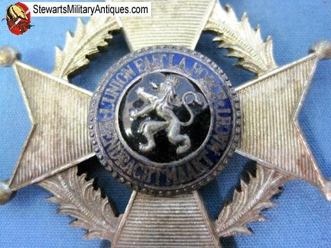  Belgian Order of Leopold I, Knight Class w' Crossed Swords — image 4