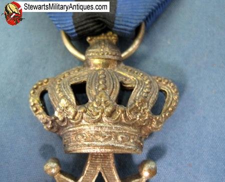  Belgian Order of Leopold I, Knight Class w' Crossed Swords — image 6