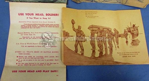  Chinese-Korean War Propaganda Leaflet Lot, 7 Pieces — image 5