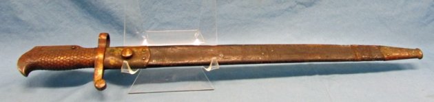  US Post Civil War, Ames Navy Bayonet & Scabbard, 1870 — image 2