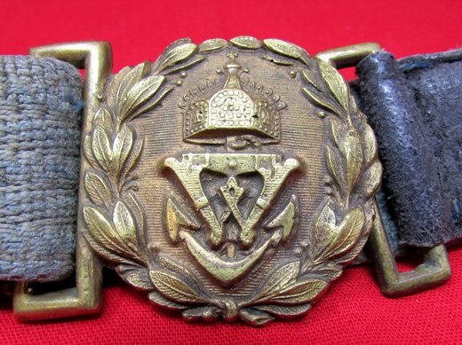  German Imperial Era, Kriegsmarine Officers Cloth Sword or Dagger Belt — image 3