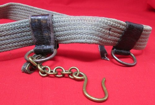  German Imperial Era, Kriegsmarine Officers Cloth Sword or Dagger Belt — image 4