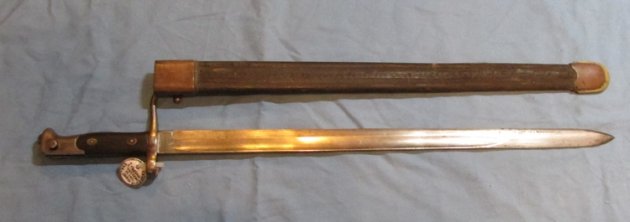  Italian M1871 Vetterli Rifle Bayonet, Long Spring — image 3