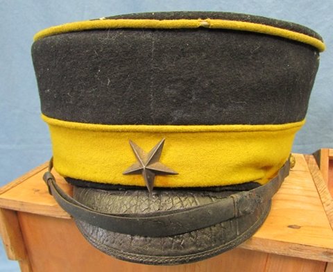 Japanese Meiji Era, Russo-Japanese War Infantry Hat & Storage Box — image 4