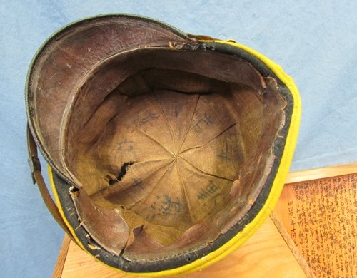  Japanese Meiji Era, Russo-Japanese War Infantry Hat & Storage Box — image 5