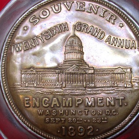  US Civil War GAR 26th Encampment Canteen, Washington DC 1892 — image 3