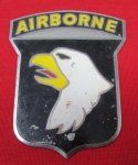 US Vietnam War 101st Airborne Division, Plaque Insignia, Theater Made