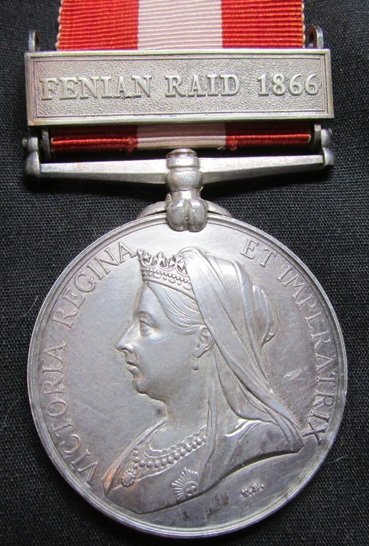  Canadian General Service Medal, Fenian Raid 1866, Graham, Komoka. Rifle Company. — image 3