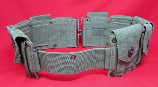  US Cold War 10 Pocket USMC Cartridge Belt — image 3