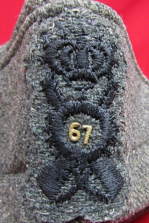  Italian WWII Army Issue Quality Bustina, 67th Regiment — image 2