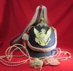 US 1880's. US Army Indian Scout Dress Helmet, Complete