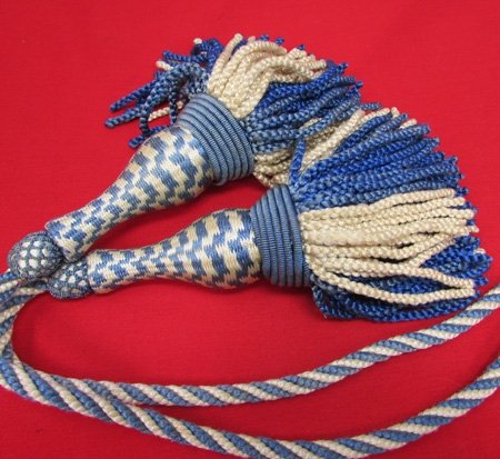 US Indian Wars, SAW, Infantry Regimental Color Blue & White Cords — image 3