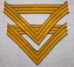 US Indian War-SAW Cavalry Regimental Quatermaster Chevrons, Pair