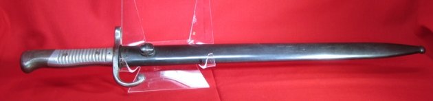  Argentine M1891 Mauser Bayonet, Aluminum Grip, Weyersberg Mfg, Matching — image 2