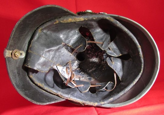  German WWI Hessian, M1915 Enlisted Infantry Pickelhaube, — image 7