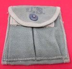 US WWII, M1 Carbine Magazine Pouch, 3 Color OD, LEE …