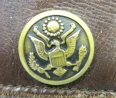  US Korean War, Army WAC Cafe Brown Shoulder Bag, Purse — image 2