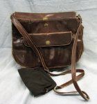 US Korean War, Army WAC Cafe Brown Shoulder Bag, Purse