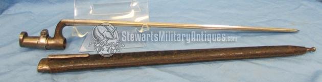  Austrian 1854 Lorenz Rifle Bayonet & Scabbard — image 3