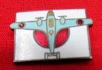 Japanese WWII Asahi Newspaper, 1937 Military Aircraft Donation Ceremony Badge